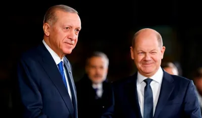Redžep Tajip Erdogan i Olaf &Scaron;olc