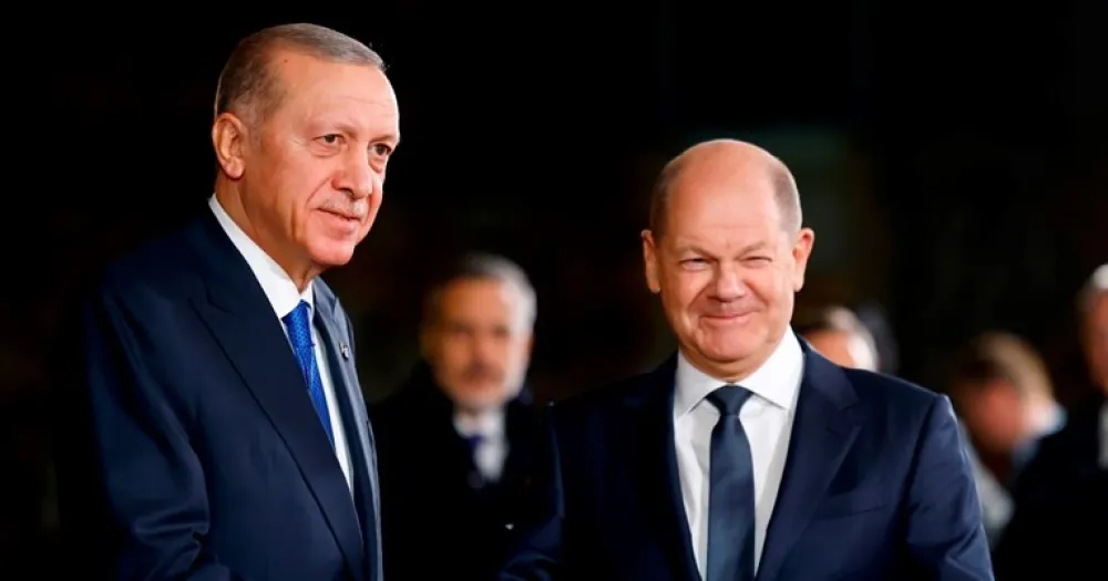 Redžep Tajip Erdogan i Olaf &Scaron;olc