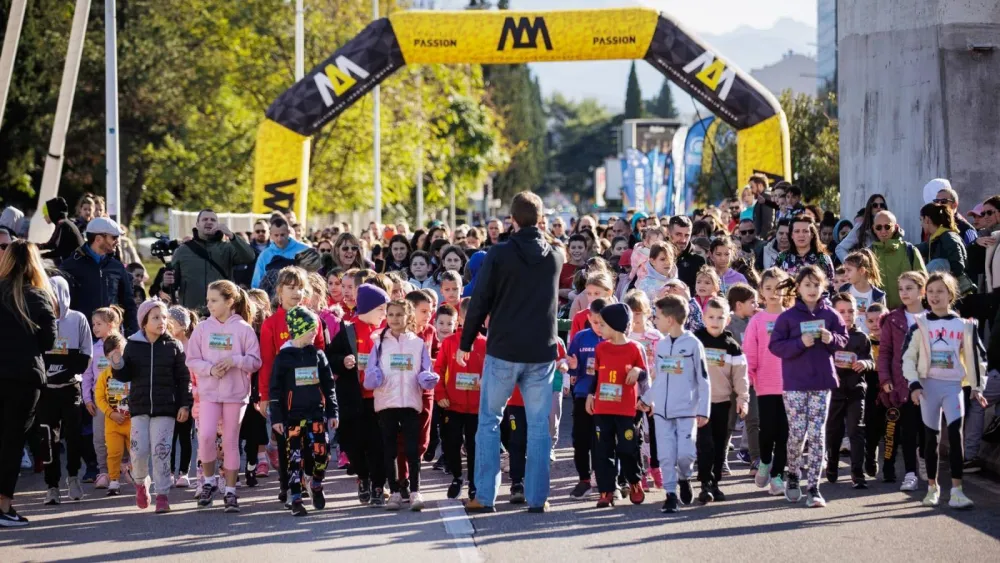 Preko hiljadu mali&scaron;ana učestvovalo u trci Podgorica Millenium run 