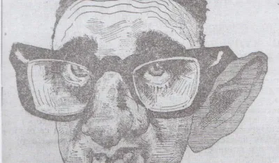 Карикатура Хенрија Кисинџера из ''Политике'', 1971. године