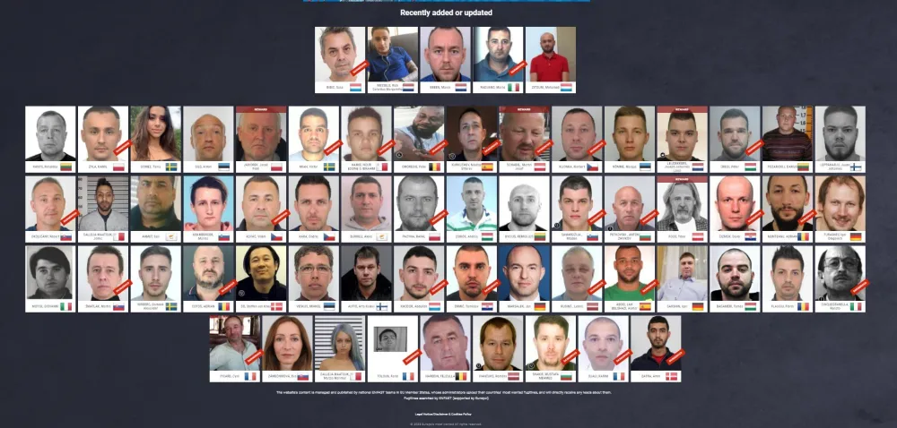 Europol: Pomozite u pronalaženju i hap&scaron;enju najtraženijih kriminalaca