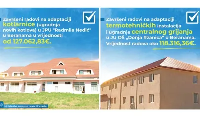 Renovirani vrtić i kotlarnica u &scaron;koli