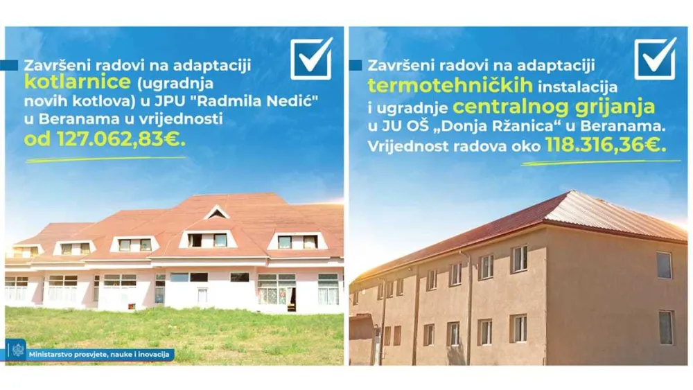 Renovirani vrtić i kotlarnica u &scaron;koli