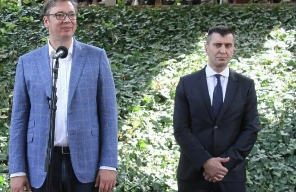 Zoran Đorđević (desno) u dru&scaron;tvu Aleksandra Vučića 