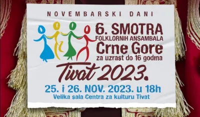 &Scaron;esta smotra folklornih ansambala Crne Gore za mlade do 16 godina