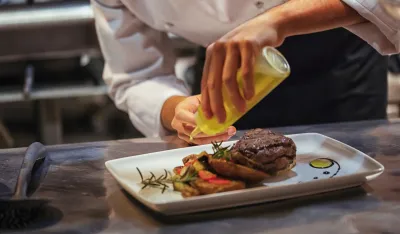 Ilustracija<br>restoran, restorani, hrana