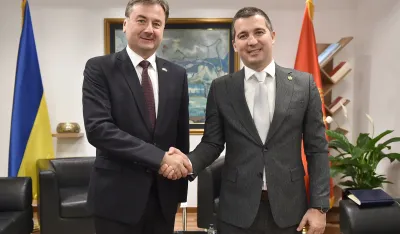 Bečić i ambasador Ukrajine: Nova perspektiva pro&scaron;irenja kao put zajedničkog uspjeha