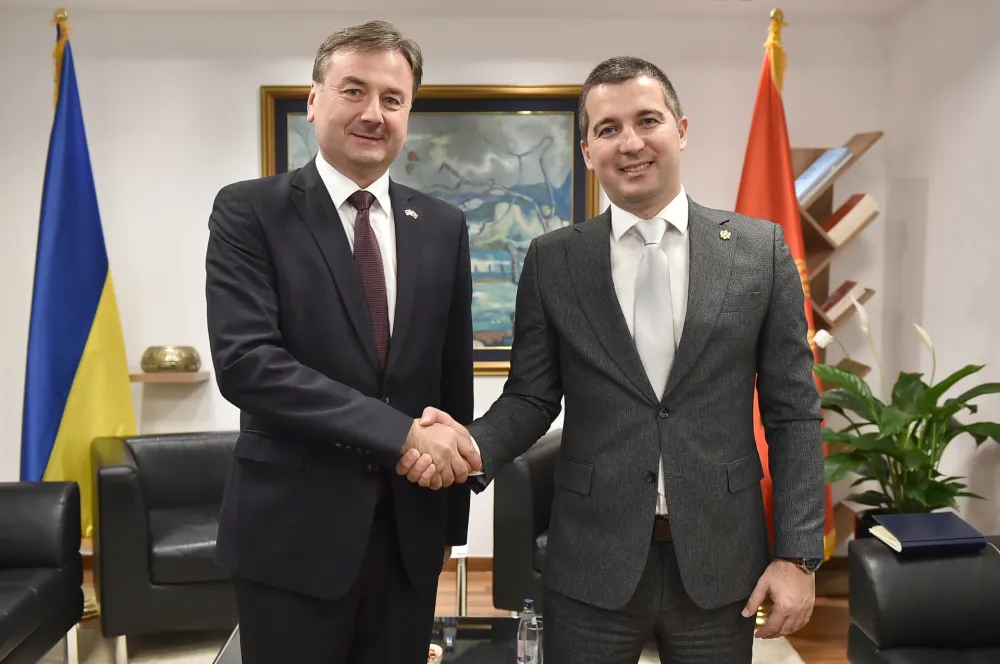 Bečić i ambasador Ukrajine: Nova perspektiva pro&scaron;irenja kao put zajedničkog uspjeha