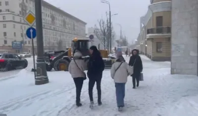 snijeg u moskvi