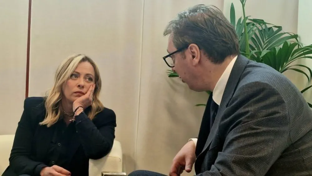 Meloni i Vučić danas u Beogradu