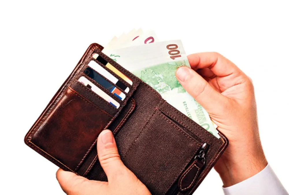 novcanik, ilustracija za prosjecnu platu