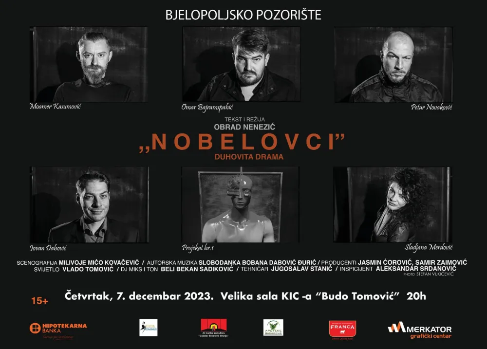PLAKAT ZA PREDSTAVU NOBELVCI