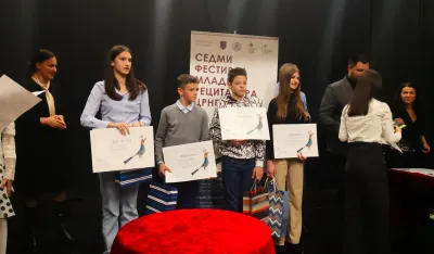 Zavr&scaron;en festival mladih recitatora u Nik&scaron;iću: Asiјa Ećo neprikosnovena po svim kriteriјumima