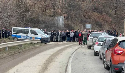 Грађани блокирали магистрални пут Беране -'Бијело Поље