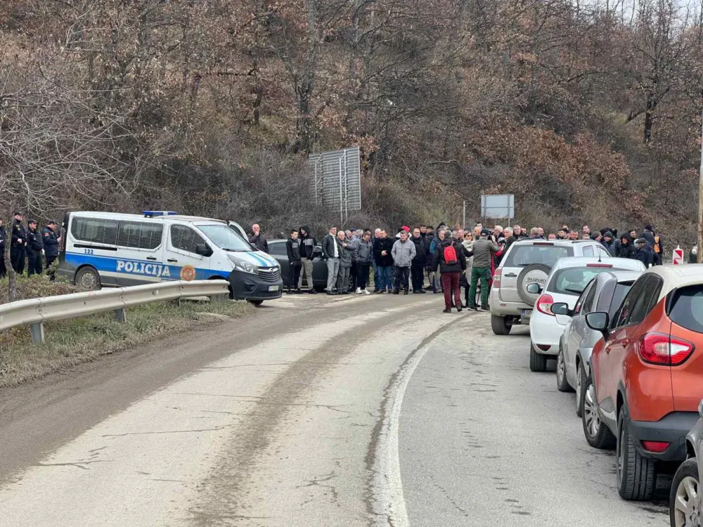Грађани блокирали магистрални пут Беране -'Бијело Поље