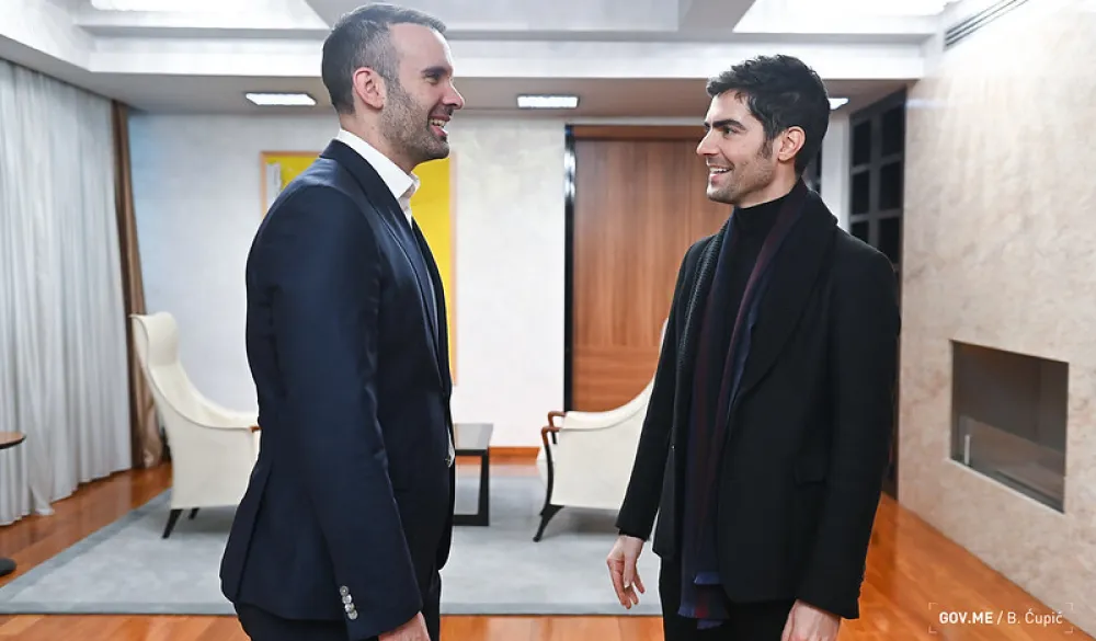 Milojko Spajić i Milo&scaron; Karadaglić