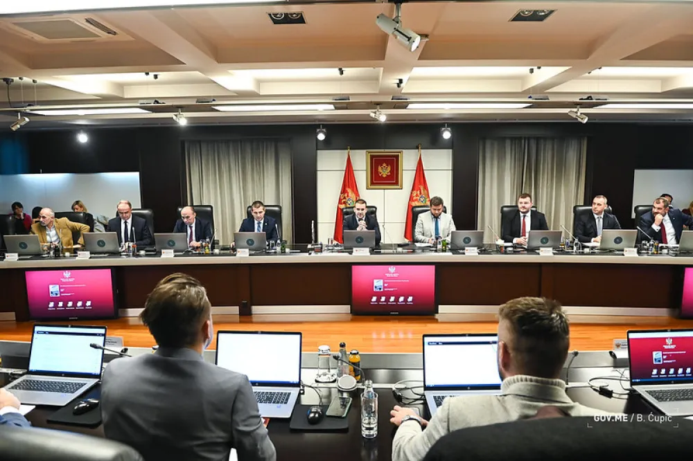 Sa sjednice Vlade Crne Gore