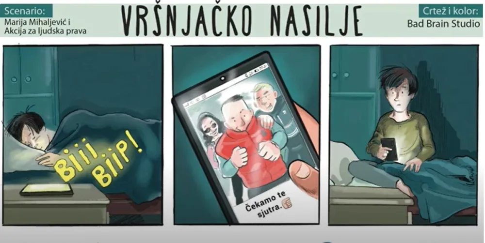 Strip HRA o vr&scaron;njačkom nasilju