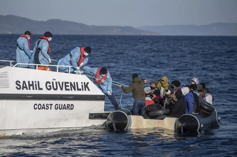Ilustracija<br>spasavanje migranata