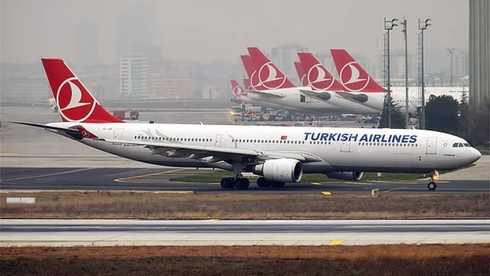 Avion "Turki&scaron; erlajnsa", ilustracija