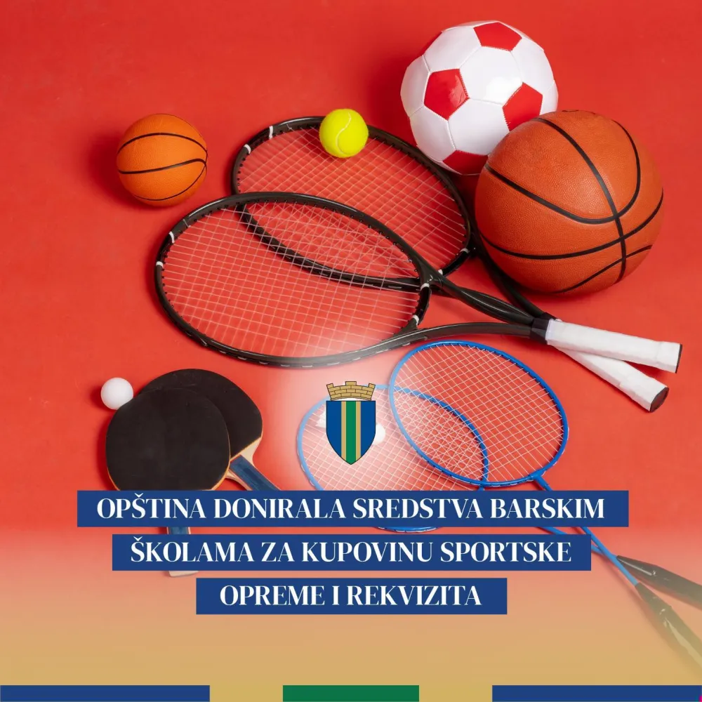 Op&scaron;tina Bar donirala sredstva za devet &scaron;kola