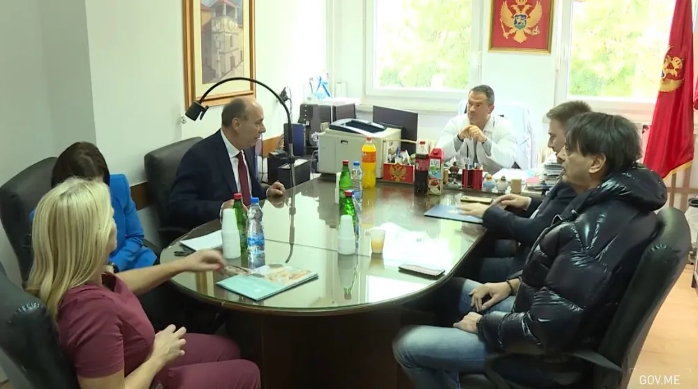 FOTO: Skrin&scaron;ot - VLada Crne Gore, sa sastanka