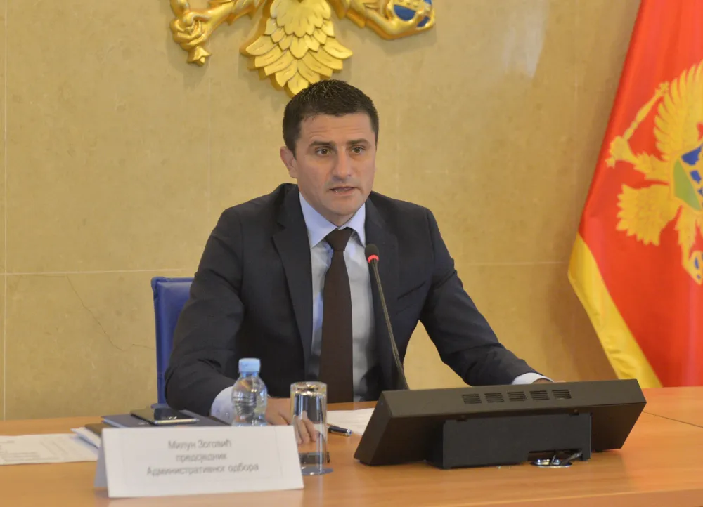 prvo zasedanje administrativnog odbora novog saziva, Milun zogovic, administrativni odbor novi saziv, skupstina adninistrativnoi odbor, milun zogovic
