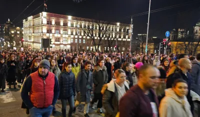 Osmi dan protesta u Srbiji