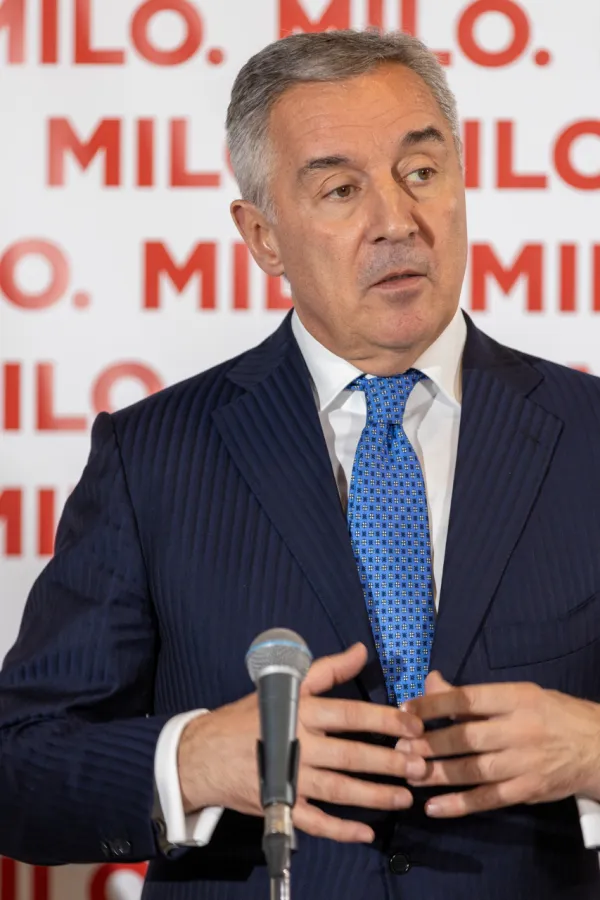 Milo Đukanović u Nik&scaron;iću