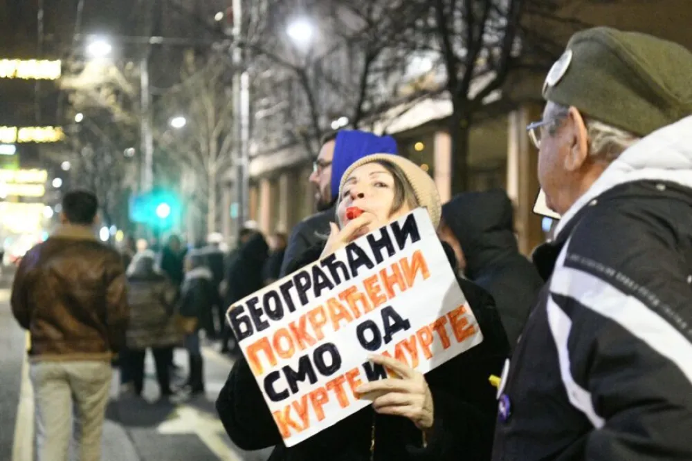 Deveti dan protesta u Beogradu