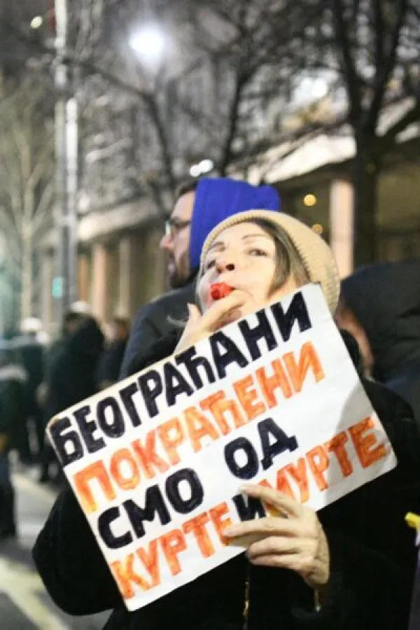 Deveti dan protesta u Beogradu