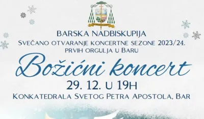 Božićni koncert u Baru