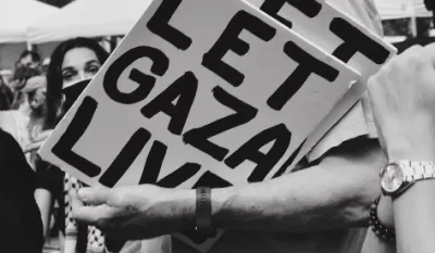 FOTO: Unsplash - Amir Hanna<br>Palestina. Gaza, ilustracija