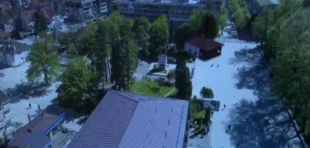 Budući izgled gradskog trga sa džamiјom