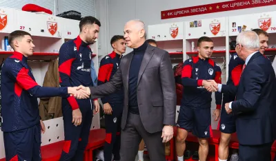 Terzić se igračima Crvene zvezde