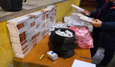 FOTO: Upava carina Albanija, oduzete cigarete