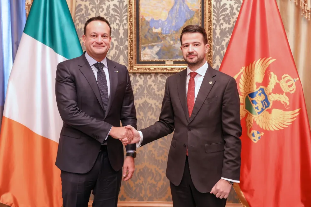 Milatović sa premijerom Irske: Podr&scaron;ka ubrzanju integracije Crne Gore u EU