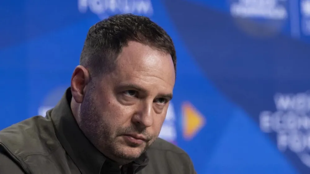 Andrij Jermak u Davosu