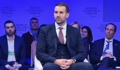 FOTO: Vlada Crne Gore<br>Spajić- Davos