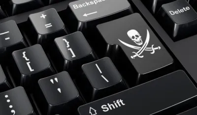 Ilustracija<br>onlajn piraterija