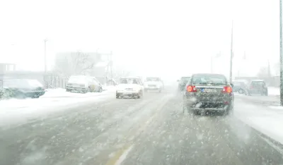snijeg nevrijeme snijezna mecava na putu Podgorica - Cetinje