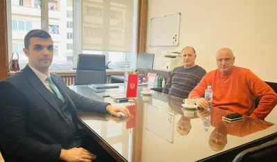 Božović sa Vladimirom Obradovićem i Nedžadom Pinčićem