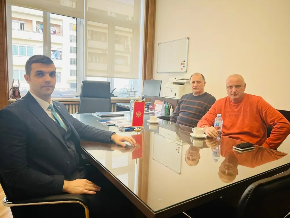 Božović sa Vladimirom Obradovićem i Nedžadom Pinčićem