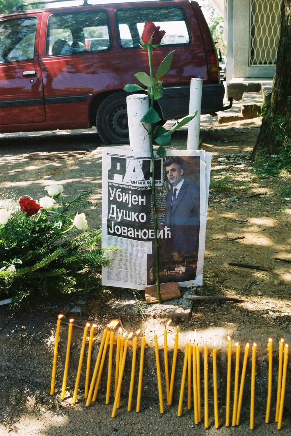 Мјесто убиства уредника "Дана"
