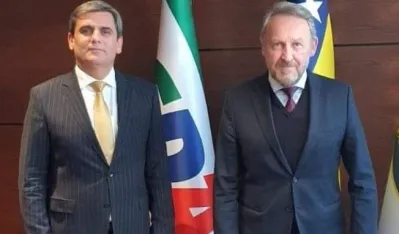 FOTO: BS- Ibrahimović sa Izetbegoviće