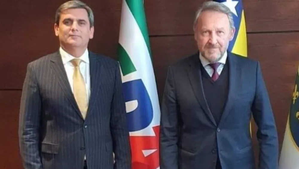 FOTO: BS- Ibrahimović sa Izetbegoviće