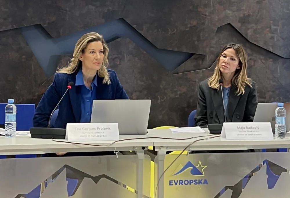 Tea Gorjanc Prelević i Maja Raičević