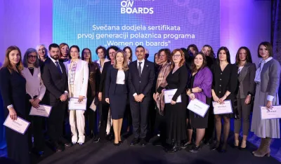 Dodijeljeni sertifikati "Women on Boards"