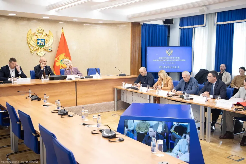 Са јучерашње сједнице<br>ФОТО: Скупштина Црне Горе
