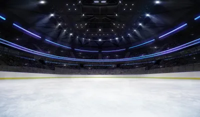 Ilustracija<br>skijanje na ledu